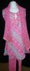 Kids Costumes to Hire - Indian- Pink top, pants, scarf - GIRL